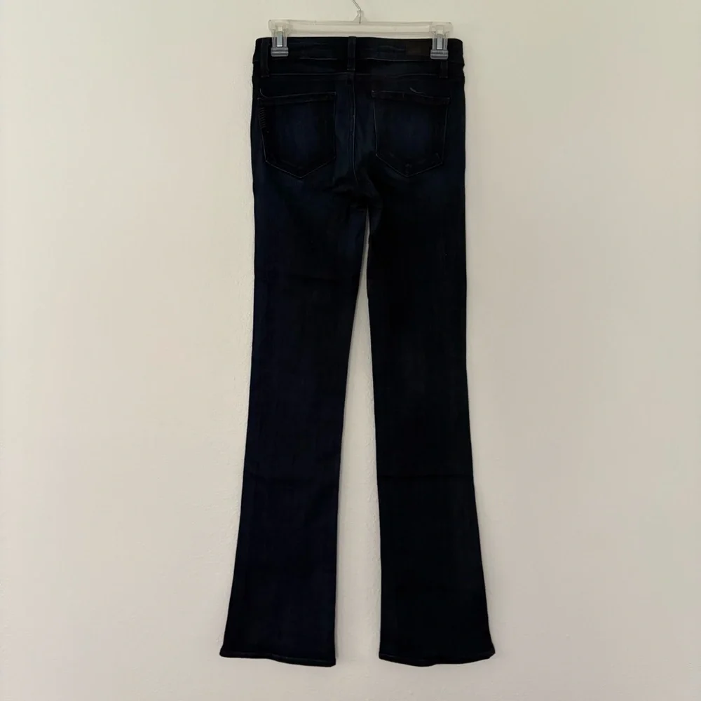 PAIGE Like New Manhattan Dark Blue Jeans - Picture 5 of 8